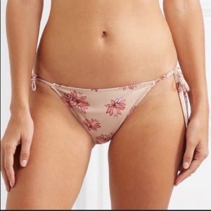 NWOT Eberjey Flying Lotus Bikini Bottom with Ties